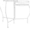 White Iron Transitional Plantstand, 21" x 19" x 18"